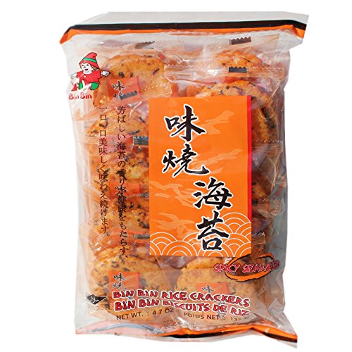 würzige Reiscracker mit Seetang 135 g von Bin Bin