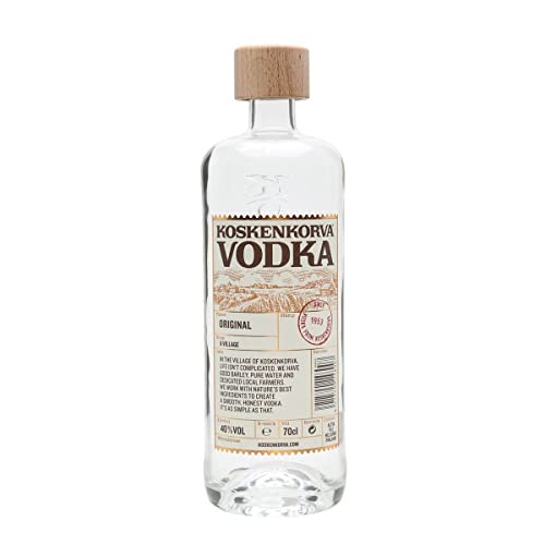 Koskenkorva Original Vodka 40% 0,7L | Geschmeidiger, klassischer Wodka mit reinem Geschmack | Nachhaltig in Finnland destilliert, mit den hochwertigsten, lokal angebauten Zutaten |Ideal für Cocktails von Koskenkorva