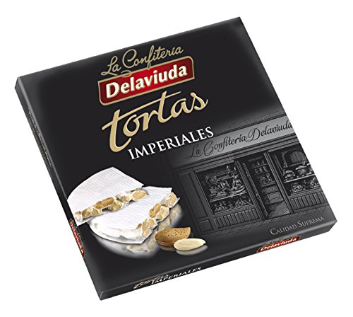Delaviuda - Turron Torta Imperial, Mandelnougattafel - Höchste Qualität - 200gr (Kein Gluten) - Spanisch nougat / Spanisch turron von Delaviuda