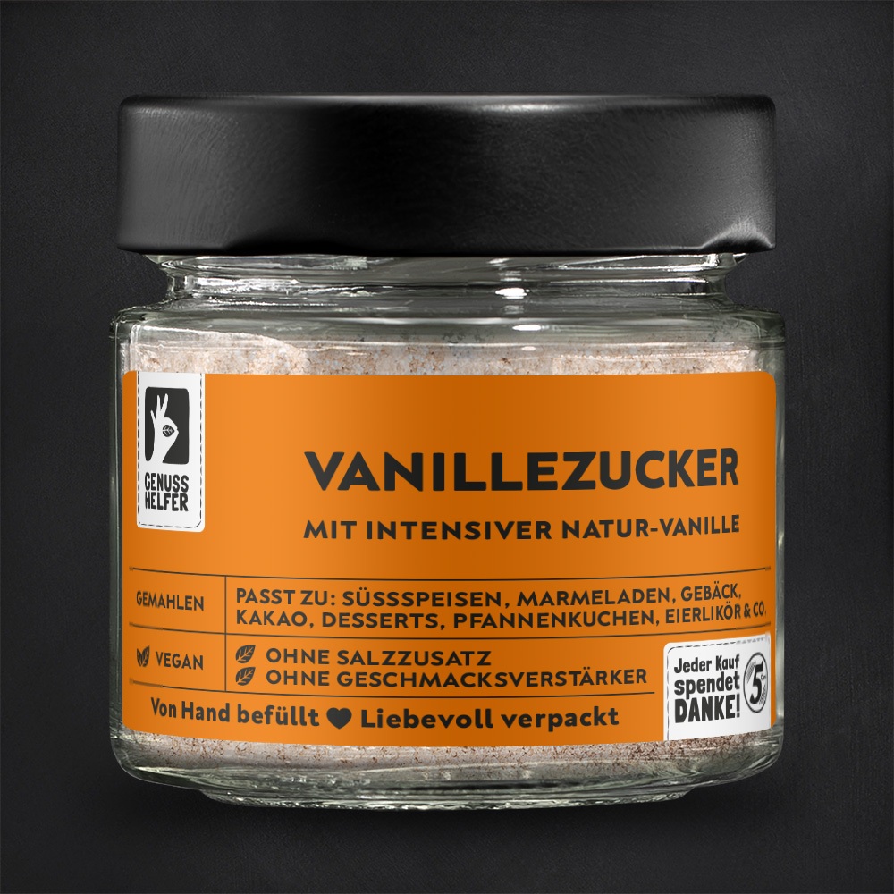 Vanillezucker, gemahlen, mit Natur-Vanille! von Bremer Gewürzhandel