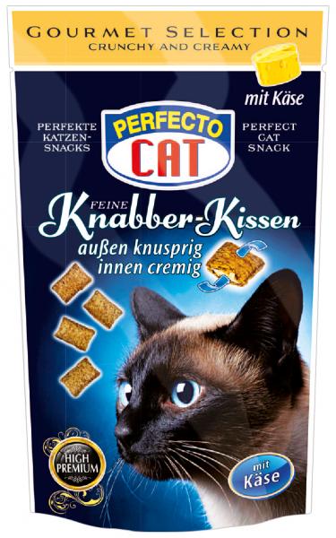 Perfecto Cat Feine Knabber Kissen mit Käse von Perfecto
