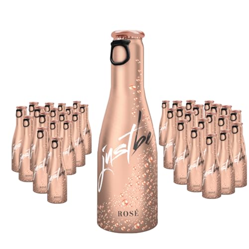 JustBe Rosé | Piccolo frizzante l Prickelnder Premium Rosé-Wein (Rosé, 96 x 0,2l) von just be