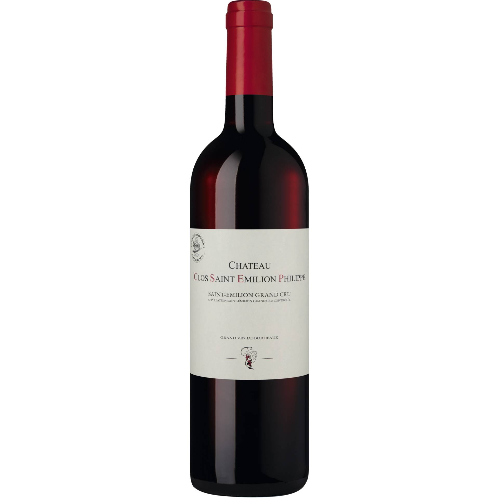 Château Clos Saint Émilion Philippe, Saint-Émiion AC Grand Cru, GP, Bordeaux, 2015, Rotwein von ,,,