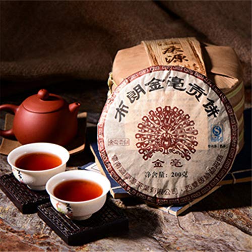 通用 200g Reifer Pu'er Tee Gekochter Yunnan Pu-erh Tee Jinmao Gong Kuchen Brauner Baumkuchen Gesund von 通用