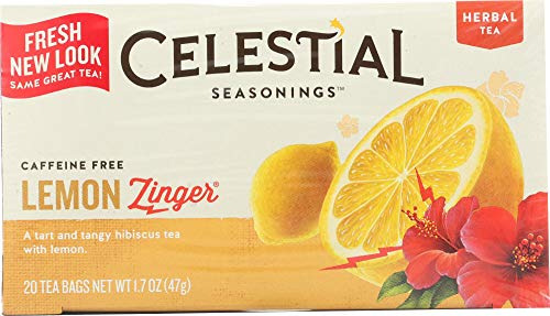 Celestial Seasonings 63487-3pack Celestial Seasonings Lemon Zinger Herb Tea - 3x20 bag von セレッシャル