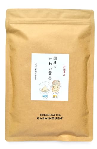 Gabai Nouen Biwa-Blatt-Tee 3gm x 40 Packungen, koffeinfreier gesunder Tee, Loquat-Blatt-Tee, Teebeutel, Hergestellt in Japan von がばい農園