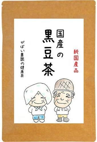 Gabai Nouen Japanischer Schwarzbohnentee 5gm x 40 Päckchen, Teepäckchen, Zusatzstofffrei, Koffeinfrei, Gesunder Tee Hergestellt in Japan von がばい農園