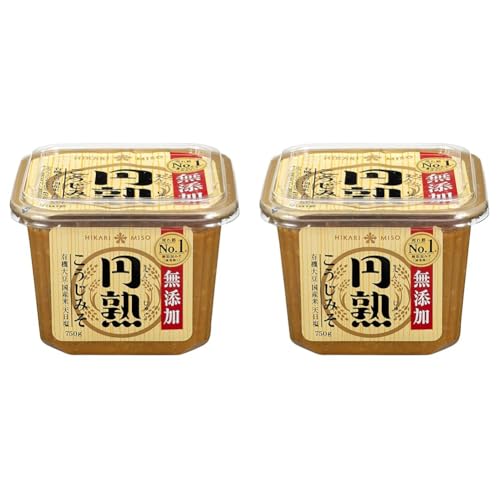 Hikari Miso Mutenka Koji Miso All Natural, 750 gramm (Packung mit 2) von ひかり味噌