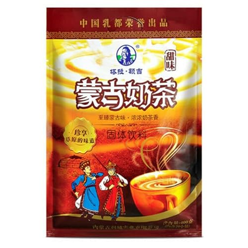 Instant-Tee mit Milch und Butter Pulver-Salziger Tee mit süßen Aromen Mongolei Suutei Tsai 400g (Süss 400g) von 通用