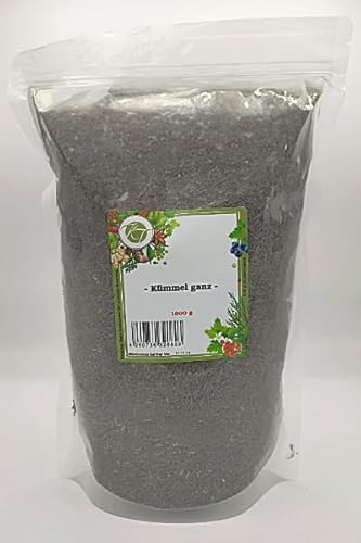 K T 1000 g / 1 Kg Kümmel ganz - Kümmelsamen - Kümmelsaat - echter Kümmel - caraway seeds - 1A Qualität von K T