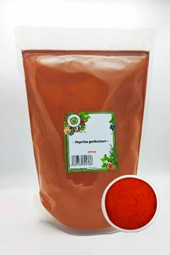 K T 1000 g / 1 Kg Paprika mild geräuchert - smoked Paprika - Rauchpaprika - 1 A Qualität von 積水樹脂