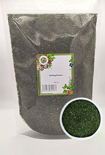 K T 250 g Dillspitzen - Dill getrocknet - Dill geschnitten - 1 A Qualität von 積水樹脂