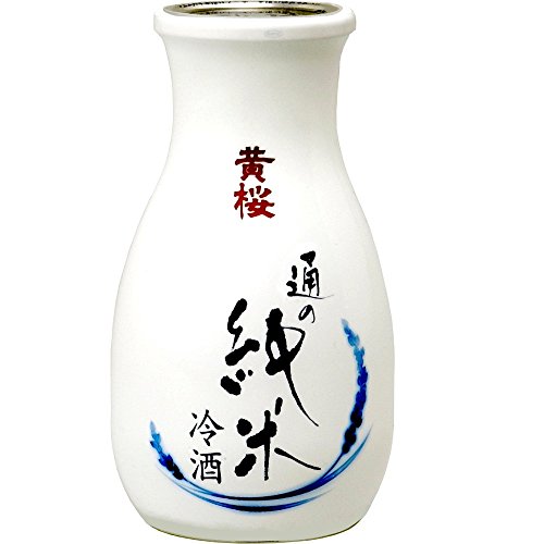 Kizakura "Tsu No Junmai" – Trockener und leichter Junmai Sake – Original japanischer Sake – 15 % Alkoholgehalt – 1 x 180 ml von 黄桜