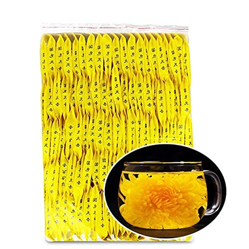 Kräutertee Natürlicher gelber Chrysanthemen-Tee Große blühende Blume Trockene Kräutergesundheit (100pcs 300g) von 通用