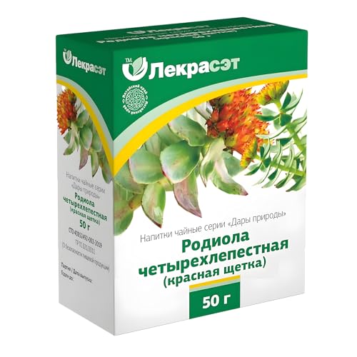 Lekraset Kräutertee Rhodiola quadrifida Rosenwurzgewächs, 50 g von Лекрасет