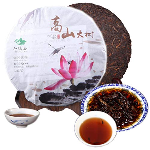 Schwarzer Tee Puerh Tee Gekochter Tee China Yunnan Mountain Big Tree Gesundheitsgetränk 357g von 通用