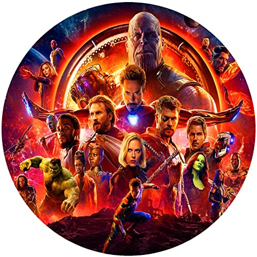 Premium Esspapier Oblate Tortenbild, Essbares Foto für Torten, Tortenaufleger Ø 20cm The Avengers T22 von 00