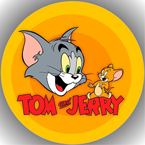 Premium Esspapier Oblate Tortenbild, Essbares Foto für Torten, Tortenaufleger Ø 20cm Tom & Jerry T1 von 00