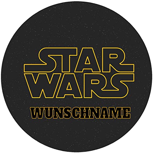 Fondant Tortenaufleger Tortenbild Geburtstag kompatibel mit Star Wars personalisiert K1 von 000