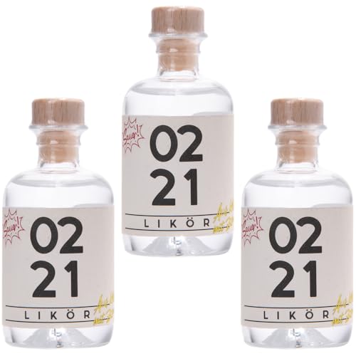 0221 Likör Mini Set | Die kölsche Antwort auf den Limoncello | Mit Kölsch destilliert | Köln Cologne | 16% Vol. | 3x 0,04 l von 0221 Bierlikör