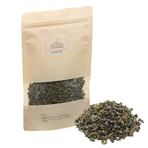 Dung Ti Jade Oolong Wolkennebel Topgrown Kliff Oolong (Rarität) aus Formosa, fruchtig, mild, blumig, frisch abgefüllt von 1000tees