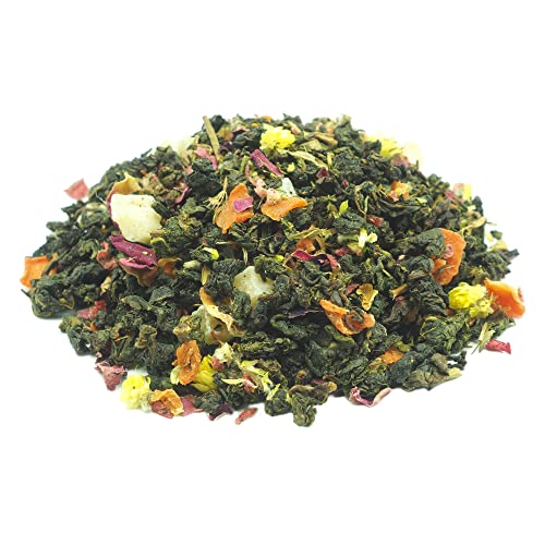 Flower Oolong mit Lychee-Geschmack, fruchtig, erdig, blumig, frisch abgefüllt von 1000tees