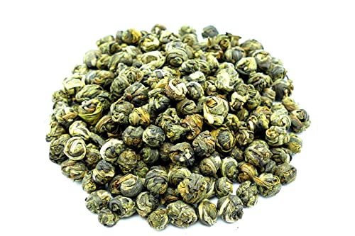 Grüntee Quiangang Jiukeng Silvery Pearl Maojian Topgrown (Top Rarität) aus China, mild, frisch abgefüllt von 1000tees