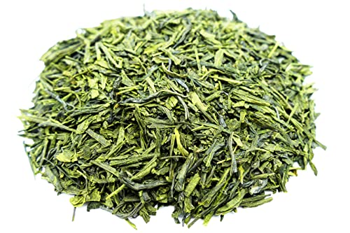 Grüntee Sencha Gabalong aus Japan, fruchtig, mild, grasig/nori, frisch abgefüllt von 1000tees