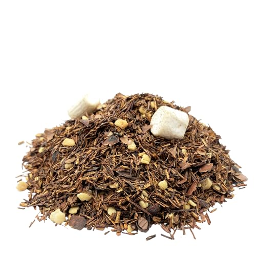 Rooibos Cookies 'n Cream aus Südafrika mit Kakao-Schoko-Nuss-Geschmack, mild, nussig, süß, cremig-sahnig, frisch abgefüllt von 1000tees