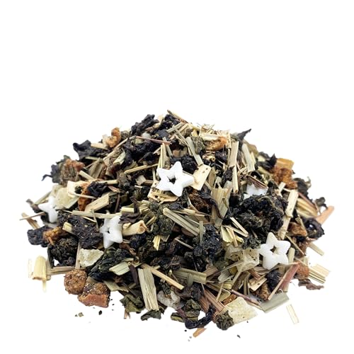 Schneesternchen Oolong mit Ananas-Birne-Vanille-Geschmack, mild, süß, cremig-sahnig, frisch abgefüllt von 1000tees