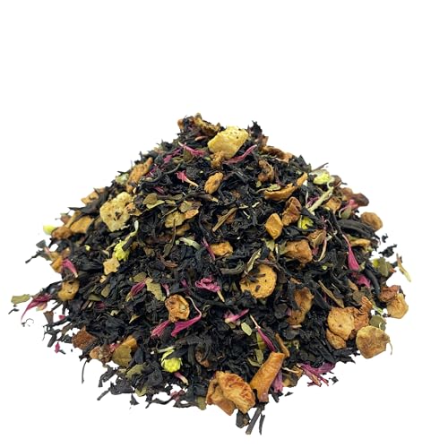 Schwarztee Aronia Acai Birne mit Acai Beere-Birne-Geschmack, fruchtig, nussig, beeren-fruchtig, frisch abgefüllt von 1000tees