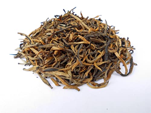 Schwarztee Finest Yunnan Tippy aus China, mild, nussig, würzig, frisch abgefüllt von 1000tees