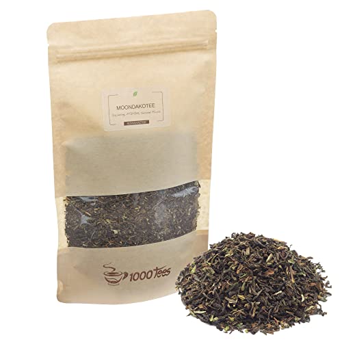 Schwarztee Moondakotee Second Flush aus Darjeeling, kräftig, muskatellig, frisch abgefüllt von 1000tees