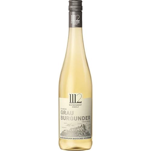 1112 Grauburgunder Weißwein trocken 13% vol., 6er Pack (6 x 0.75 l) von 1112