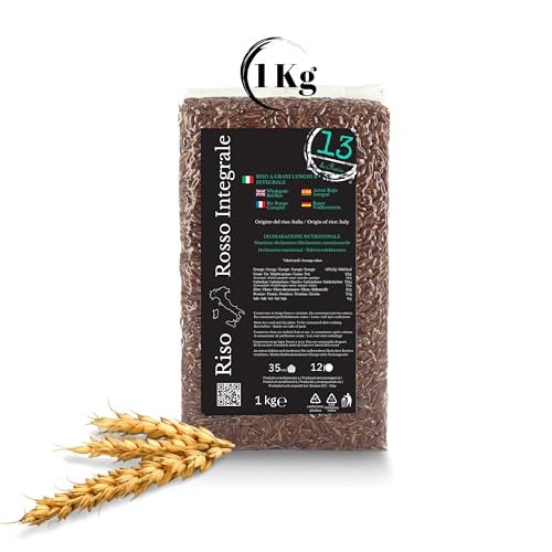 1 kg integraler roter Reis - hergestellt in Italien - glutenfrei - 13 von Ilaria von 13 di Ilaria