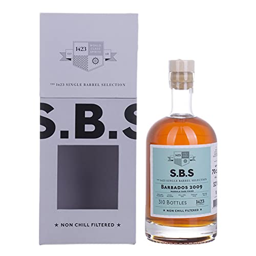 1423 World Class Spirits S.B.S BARBADOS Marsala Cask Finish 2009 52%, Volume - 0.7 l in Geschenkbox Rum von 1423 World Class Spirits