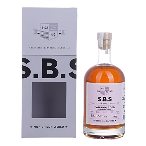 1423 World Class Spirits S.B.S PANAMA Madeira Cask Finish 2010 52%, Volume - 0.7 l in Geschenkbox Rum von 1423 World Class Spirits