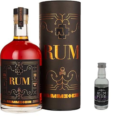 Rammstein Rum 0,7 Liter 40% Vol. incl. Miniatur 50ml von 1423 World Class