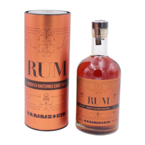 Rammstein Rum French Ex-Sauternes Cask Finish 46% Vol. 0,7l in Geschenkbox von Rammstein