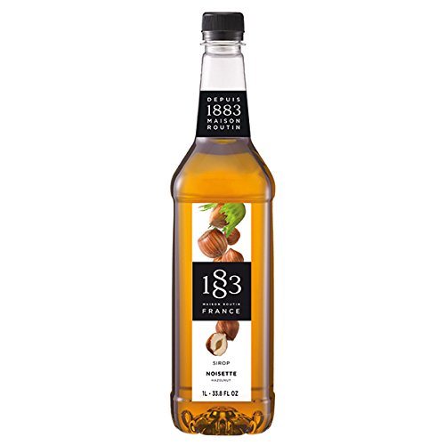 1883 Haselnuss Sirup | Qualität aus Frankreich | 1 Liter | PET-Flasche | Vegan von 1883 Maison Routin