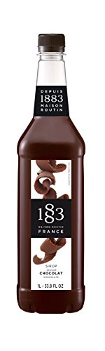 1883 Schokoladen Sirup | Qualität aus Frankreich | 1 Liter | PET-Flasche | Vegan von 1883 Maison Routin