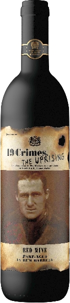 19 Crimes The Uprising Jg. 2021 Cuvee aus 94 Proz. Shiraz, 3 Proz. Durif, 3 Proz. Grenache von 19 Crimes