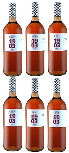 6 Flaschen WTB 1903 Rosé Schwarzriesling und Portugieser QbA lieblich, rosé a 1 L 11,5% vol. von 1903