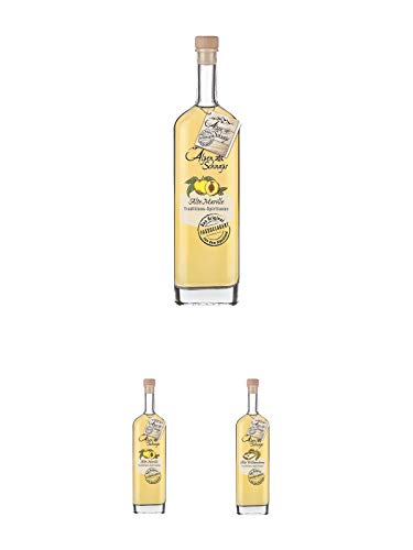 Alpenschnaps Steinbeisser alte Marille 41,8% 0,5 Liter + Alpenschnaps Steinbeisser alte Marille 41,8% 0,5 Liter + Alpenschnaps Steinbeisser alte Williamsbirne 41,8% 0,5 Liter von 1a Schiefer