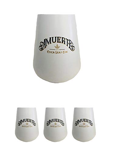 Amuerte GIN GLAS (weiß) + Amuerte GIN GLAS (weiß) + Amuerte GIN GLAS (weiß) + Amuerte GIN GLAS (weiß) von 1a Schiefer