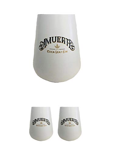 Amuerte GIN GLAS (weiß) + Amuerte GIN GLAS (weiß) + Amuerte GIN GLAS (weiß) von 1a Schiefer