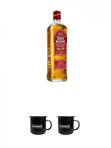 Bushmills - RED BUSH - Irish Whiskey Country Antrim 0,7 Liter + Bushmills Tasse aus Metall limitiert + Bushmills Tasse aus Metall limitiert von 1a Schiefer