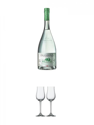 Fassbind Williams Fine Eaux de Vie Schweiz 0,7 Liter + Stölzle Nosingglas für Destillate 2 Gläser - 2050030 von 1a Schiefer