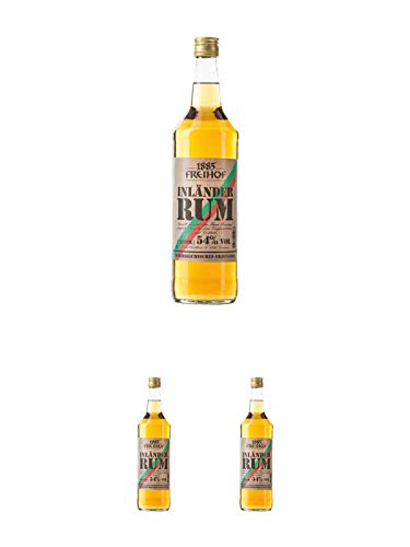 Freihof Inländer Rum 54% Braun 1,0 Liter + Freihof Inländer Rum 54% Braun 1,0 Liter + Freihof Inländer Rum 54% Braun 1,0 Liter von 1a Schiefer