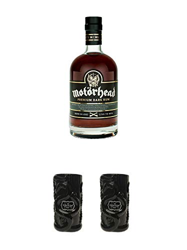 Motörhead RUM 0,7 Liter + Kraken Rum Keramikbecher + Kraken Rum Keramikbecher von 1a Schiefer